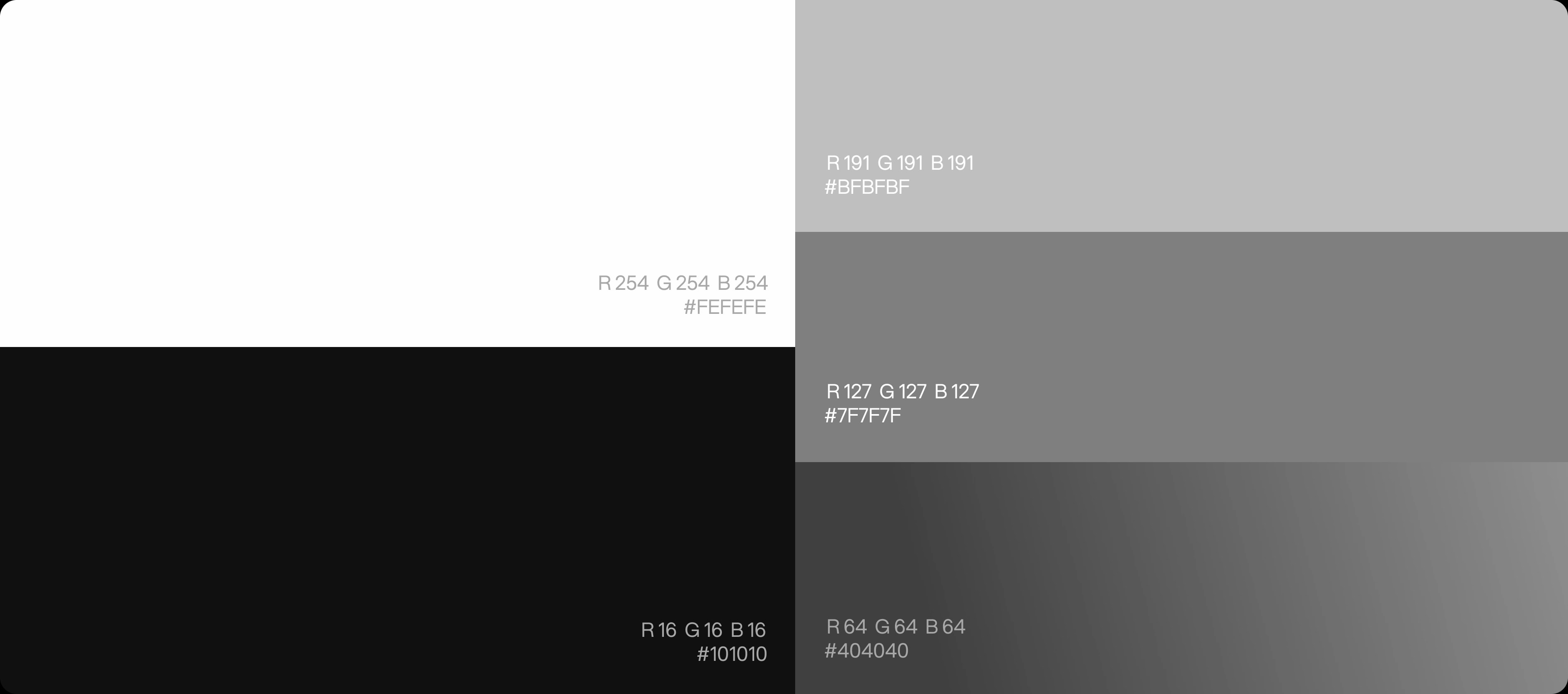 Paleta de cores da Low Level