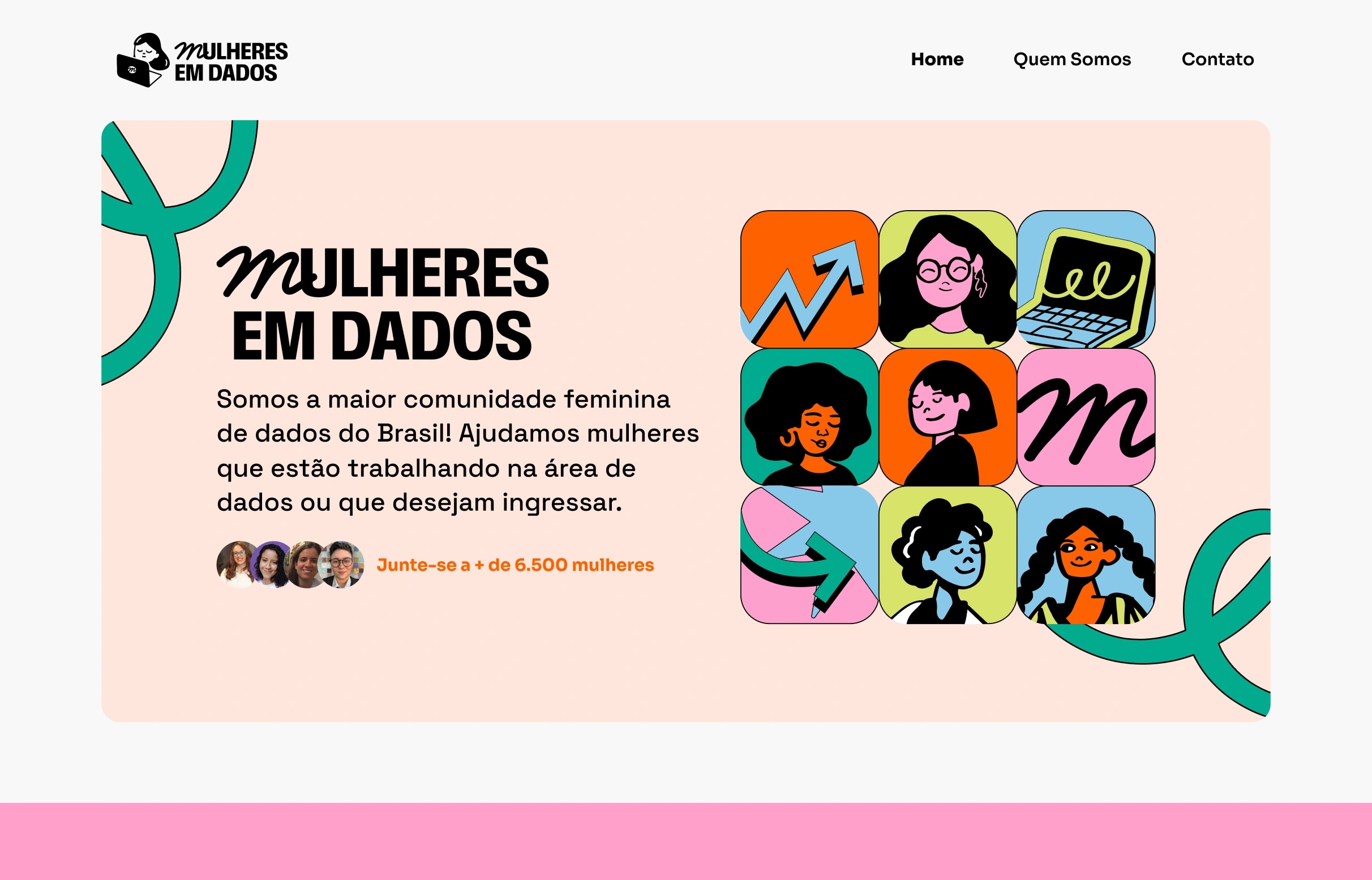 Site de Mulheres em Dados
