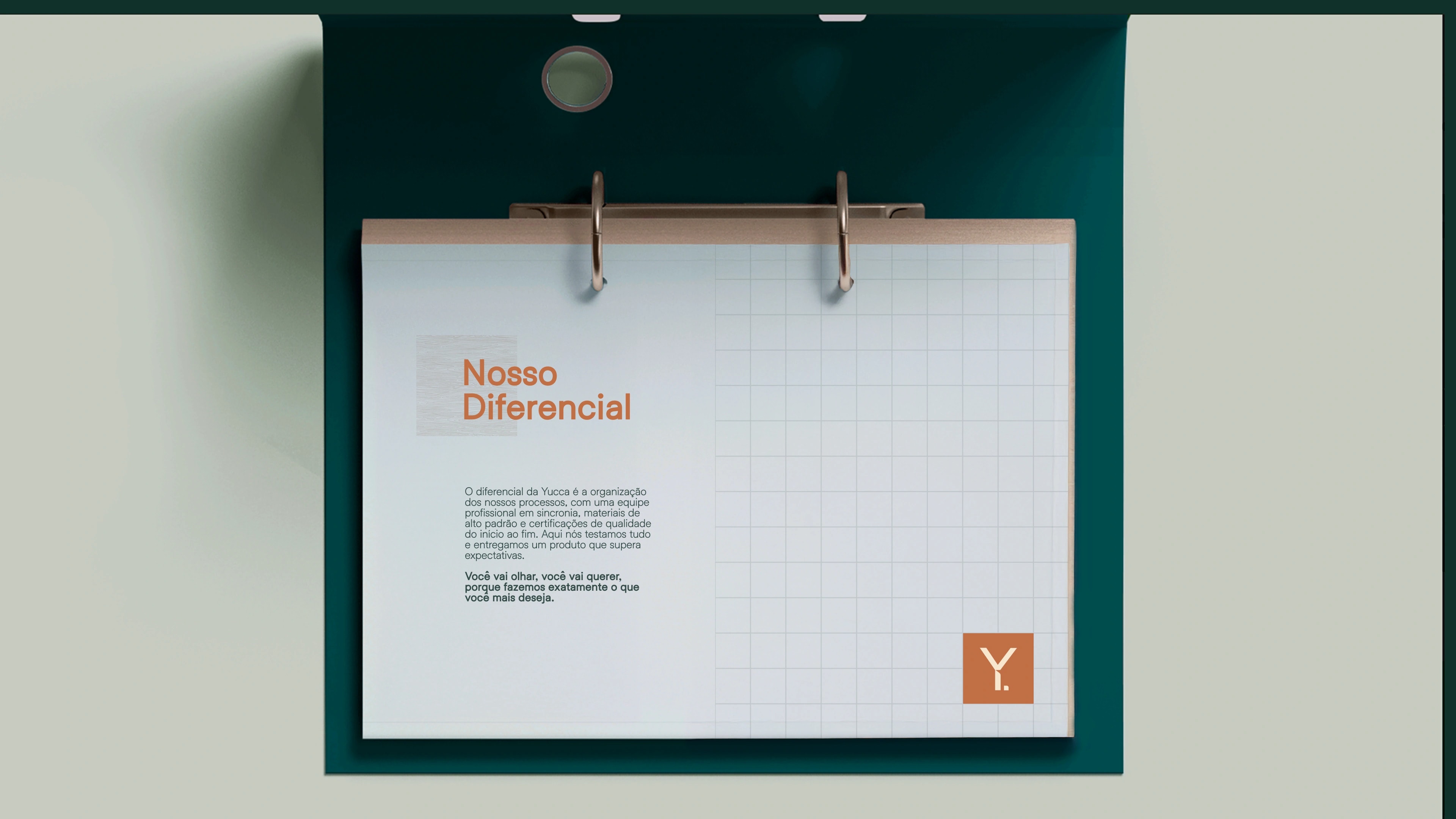 Bloco de anotações Nosso Diferencial