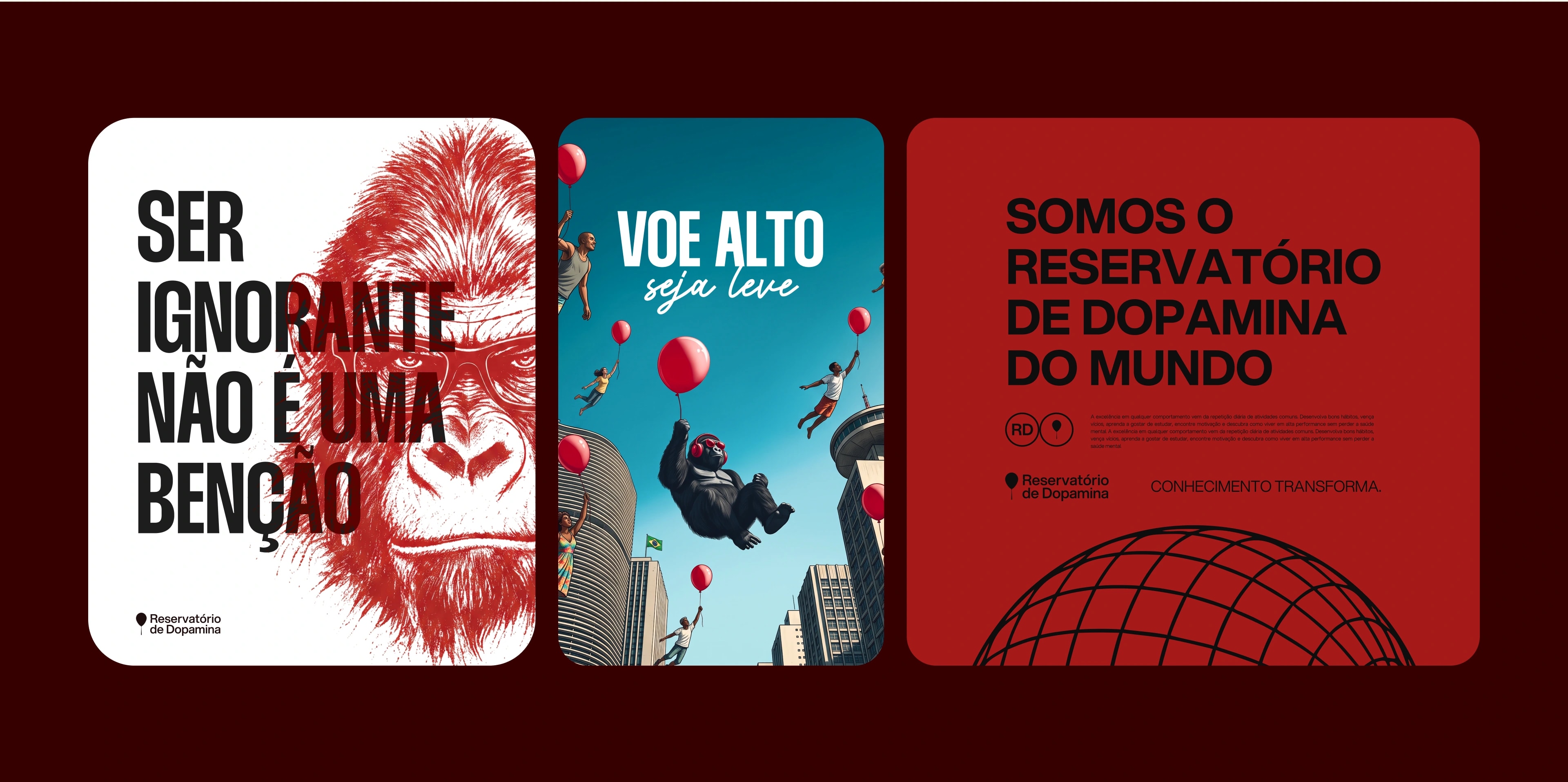 Peças da identidade verbal do RD