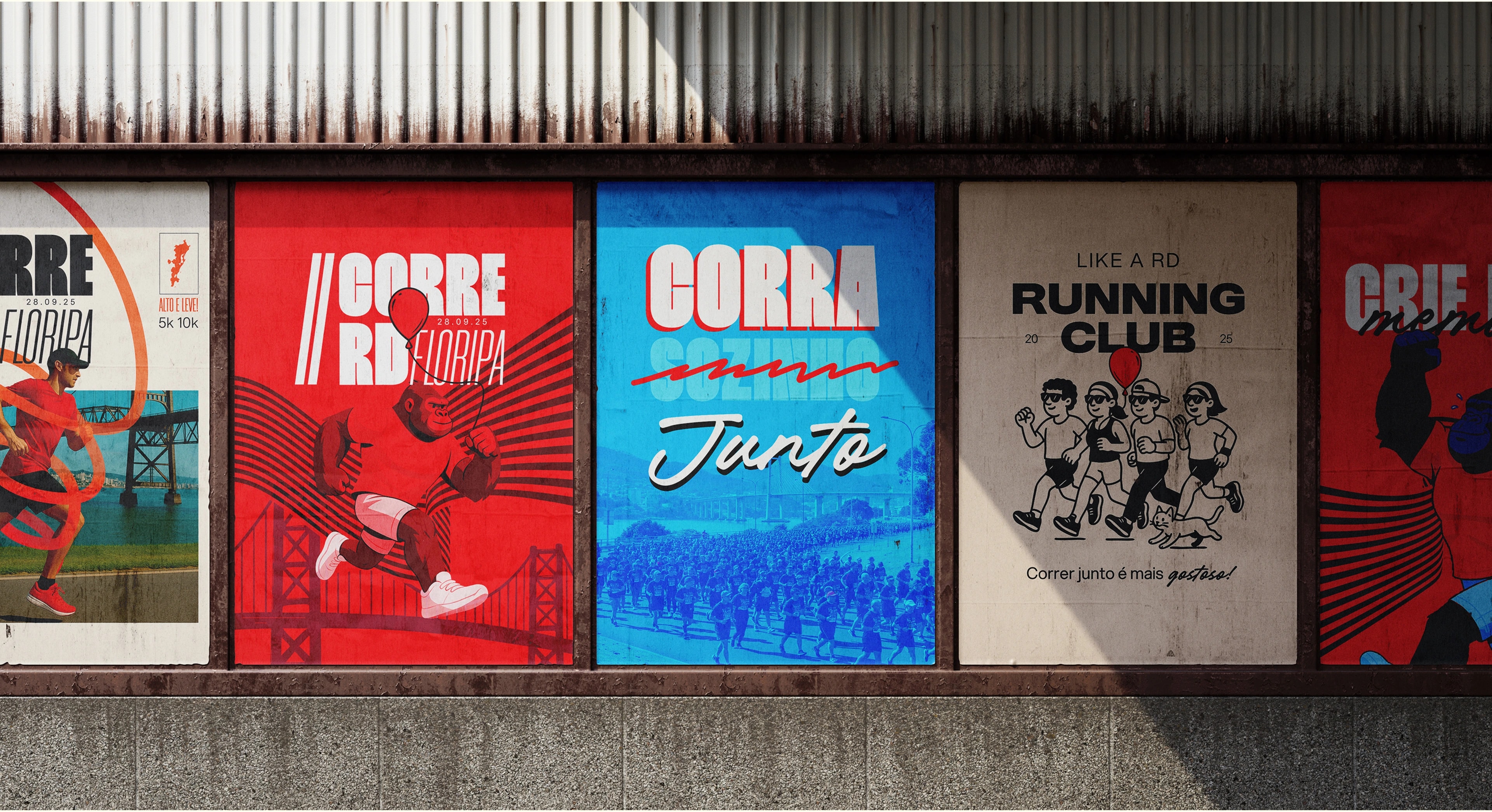 Cartazes do Corre RD