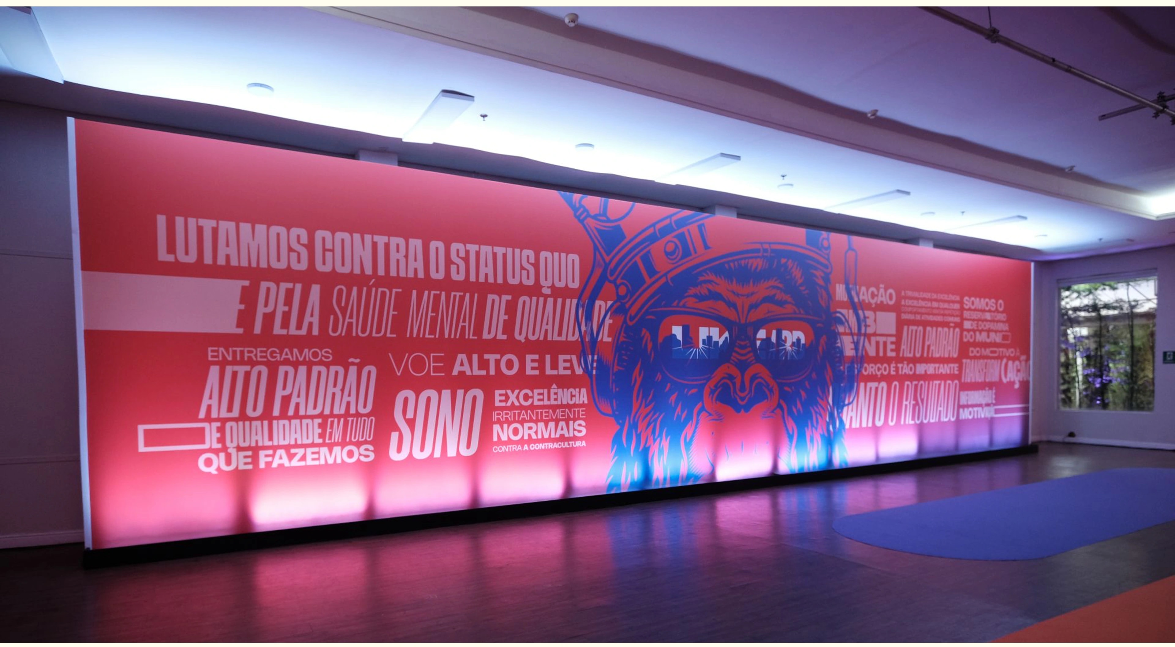 Parede do RDXP no evento